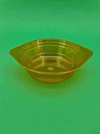 Миска одноразова 500мл Склоподібна Юніта помаранчева 10 шт Харків