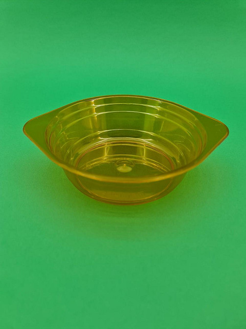 Миска одноразова 500мл Склоподібна Юніта помаранчева 10 шт Харків - фото 2