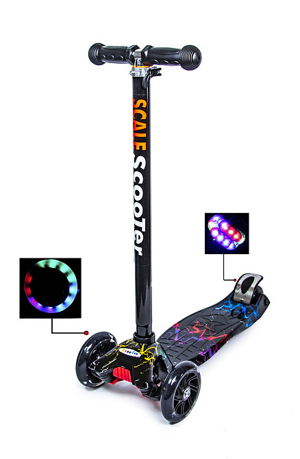 Детский самокат MAXI. Молния. Светящиеся колеса! Одесса - изображение 1