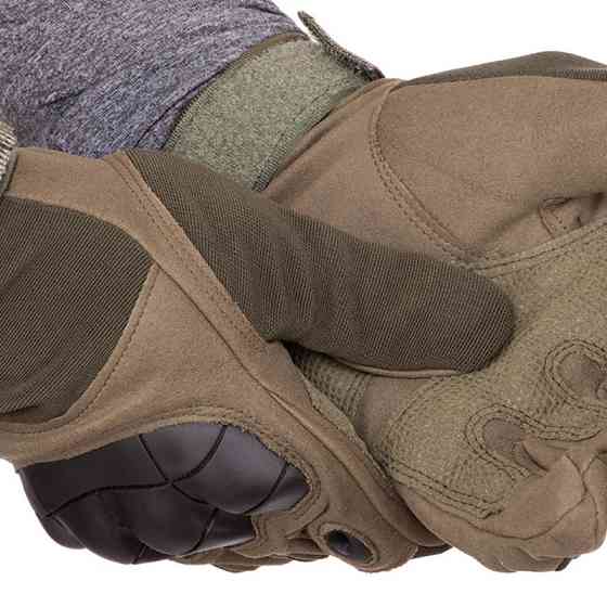 Тактичні рукавиці T-Gloves розмір XL олива Коломия