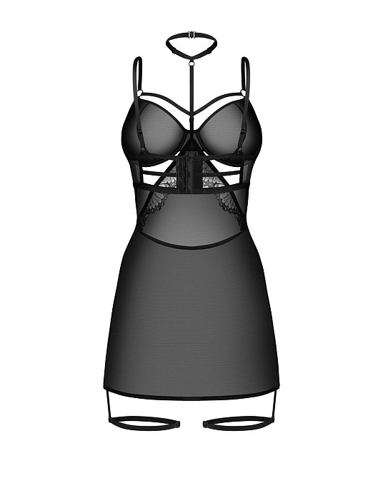 Бебі-долл Obsessive Arrowel Black chemise S/M Sex Aura Київ - фото 2