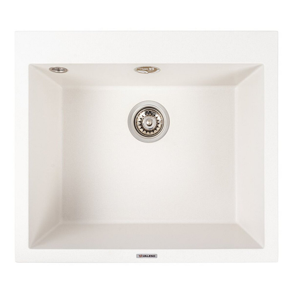 Кухонна гранітна мийка 5750 DAVINA VALESO білосніжна Коломыя - изображение 1