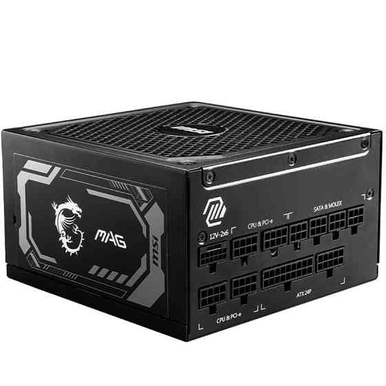 Блок живлення MSI MAG A1250GL PCIE5 1250W ( Чорний ) Харків