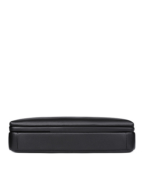 Чоловічий портфель для ноутбука Tiding Bag (38 х 28 х 9 см) з натуральної шкіри Чорний Київ - фото 11