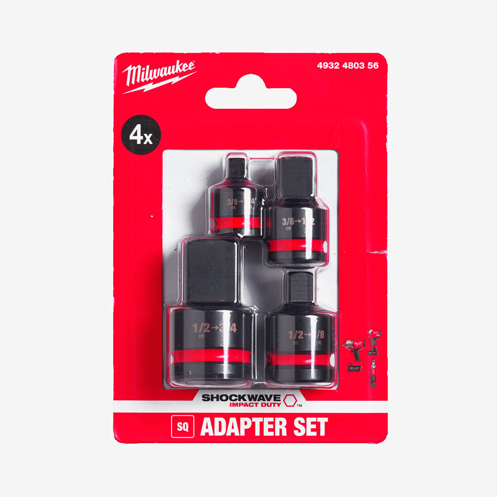 Набор переходников STD ShW MILWAUKEE (3/8''-1/4''; 3/8''-1/2''; 1/2''-3/8''; 1/2''-3/4'') Одесса - изображение 2