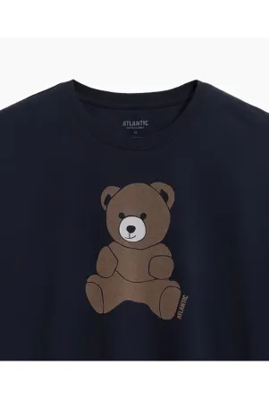 Чоловіча піжама (довгі штани, довгий рукав) 100% Бавовна Atlantic NMP-377 S Київ