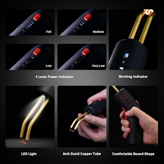 Комплект для ремонта пластиковых деталей (Термостеплер аккумуляторный) AEROPRO A702 Одесса - изображение 4