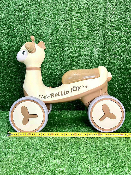 Біговел - толокар JOY музика укр озвучка підсвічування Бежевий (JS-31245) Чернигов - изображение 7