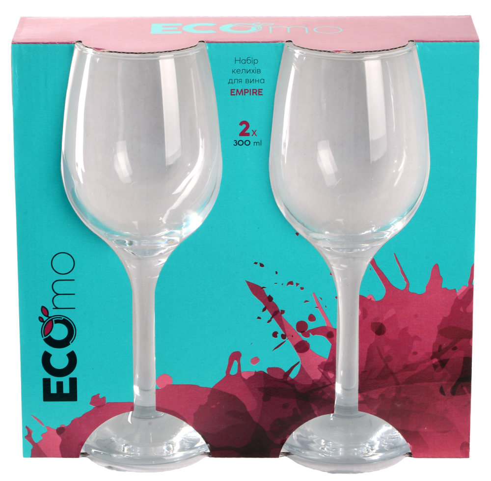 Набор бокалов ECOmo Empire, 2х300 мл (7161075) Киев - изображение 2