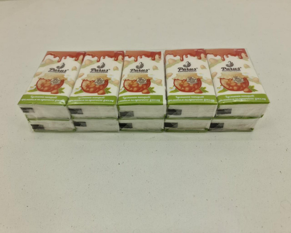 Паперовий носовичок 2х шаровий (Полуниця) Одеса (6 шт) Харків - фото 4