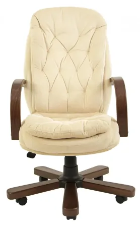 Офісне Крісло Керівника Richman Venice Misti Milk Wood М2 AnyFix Бежевий Київ