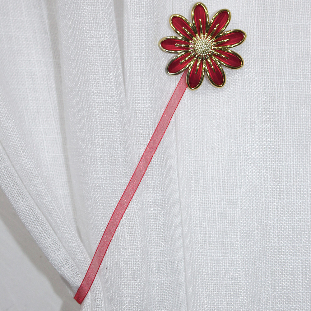 Магніти для штор і гардин (158м) Грейс набір 2 шт Червоний з золотистим (81-069) Київ - фото 4