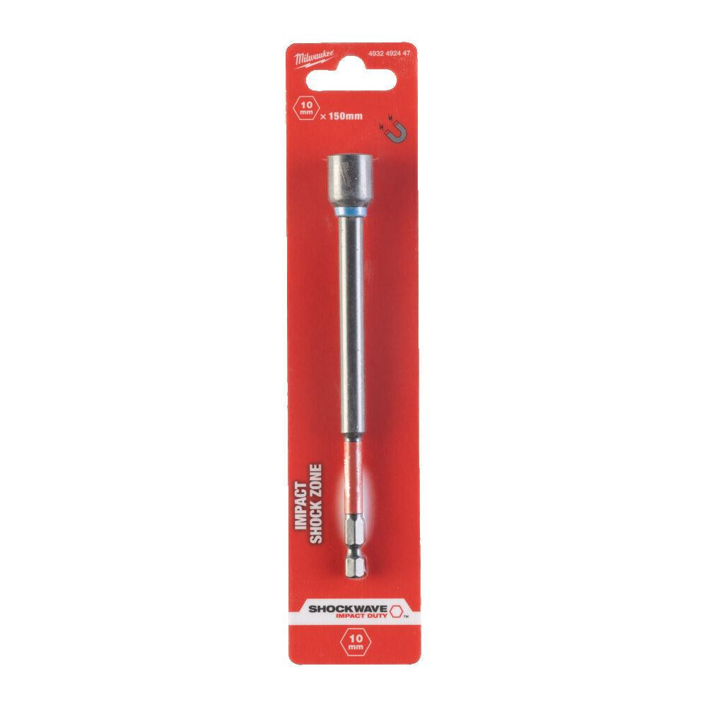 Торцева головка 1/4 дюйма, шестигранна, 10 мм Shockwave, ударостійка Milwaukee 4932492447 Одесса - изображение 1