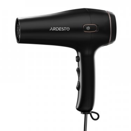 Фен для волосся 1750-2100W (2 швидкості/3 темпер.режими) чорний HD-Y210 Ardesto Житомир