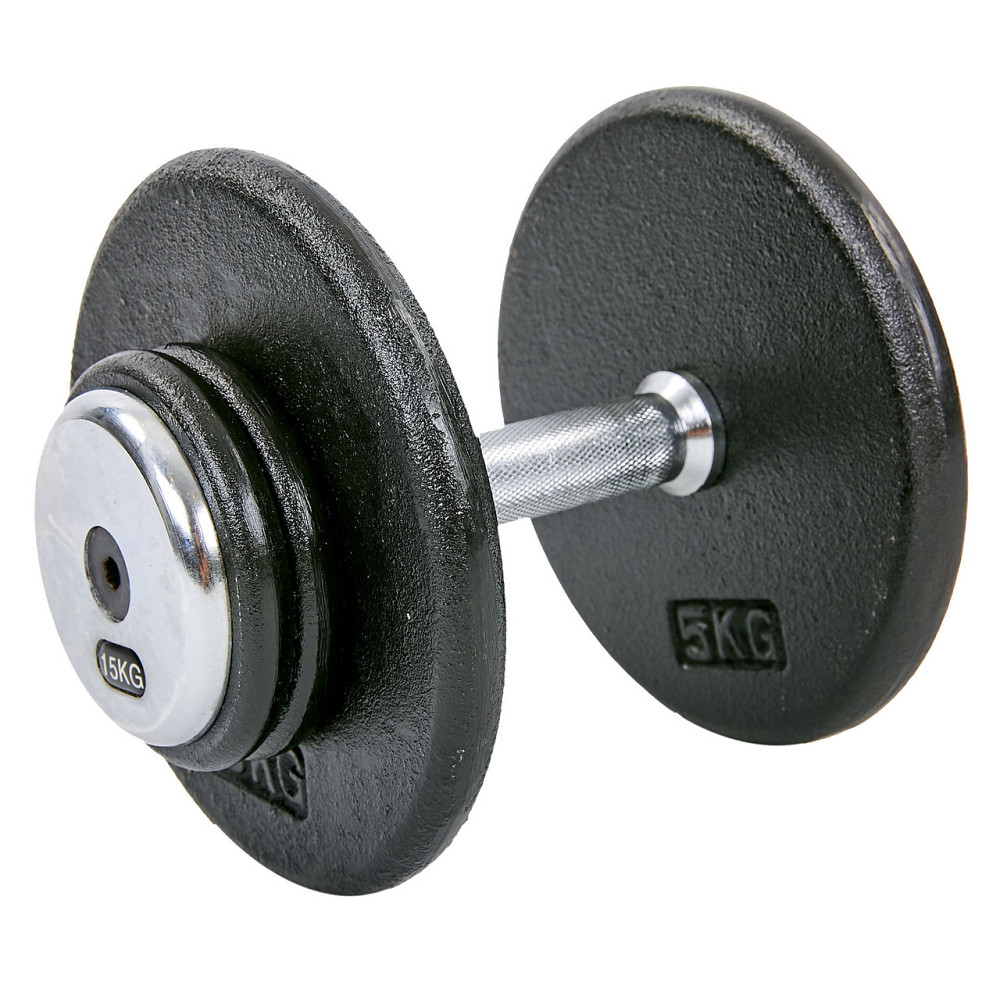 Гантель 15 кг цільна професійна RECORD-7231-15 Київ - фото 1