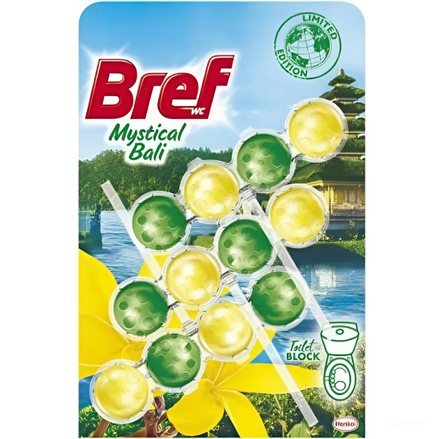 Шарики для унитаза Bref WC Mystical Bali 3x50 г Львов - изображение 1