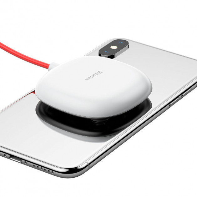 Бездротовий заряд Baseus Suction Cup Wireless Charger WXXP-02 (Білий) Миколаїв - фото 6