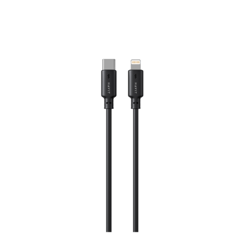 Кабель USB PD Type-C/Lightning Havit HV-CB304C 30W 1м чорний Житомир - фото 1
