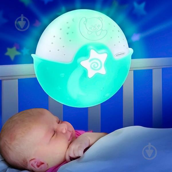 Нічник-проектор Infantino Спокійні сни блакитний (004627I) Харків - фото 4