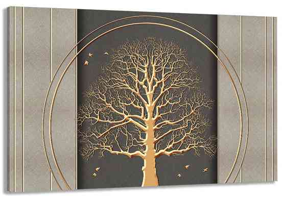 Картина холст в гостиную / спальню Дерево   MLP_192 60x100 см Киев