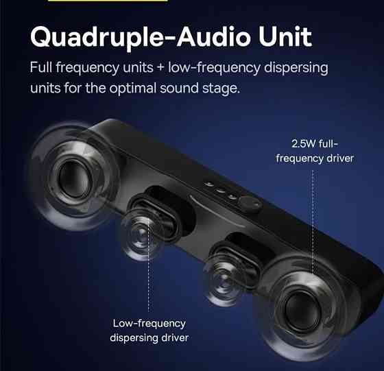 BASEUS саундбар звукова панель динаміки калонка Басеус Bass акумулятор.З батареєю. Харків