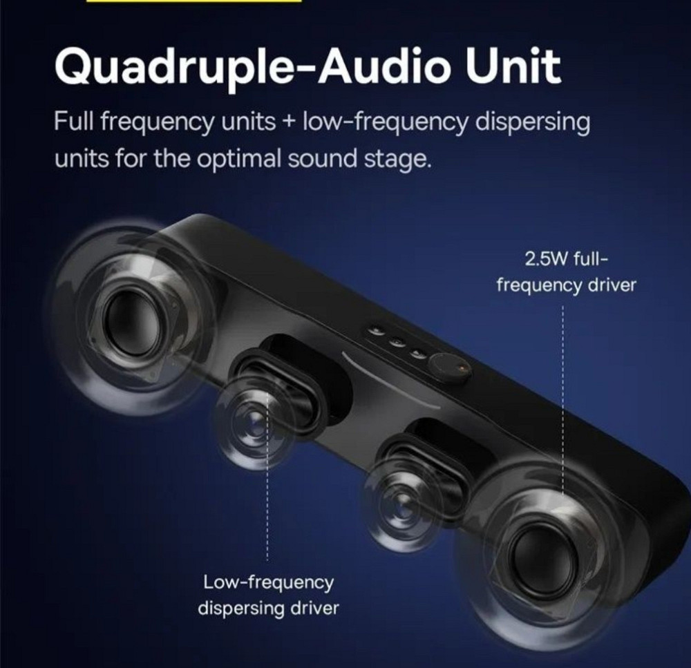 BASEUS саундбар звукова панель динаміки калонка Басеус Bass акумулятор.З батареєю. Харків - фото 3