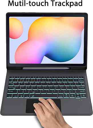 Чехол ROOFEI с Bluetooth клавиатурой для Samsung Galaxy Tab S6 Lite из Германии Днепр