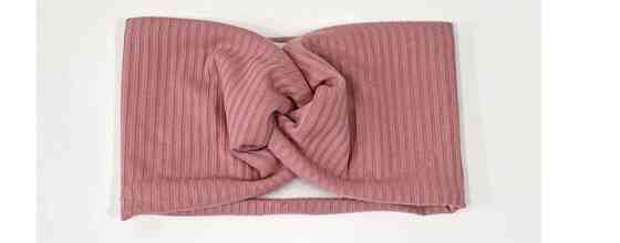 Пов'язка жіноча утеплена пудрова Київ