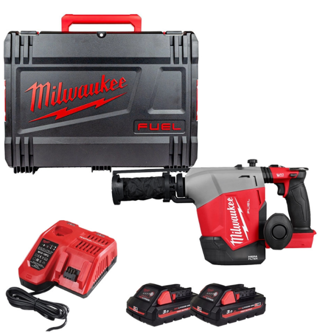 Перфоратор аккумуляторный SDS-PLUS MILWAUKEE,M18 FHAFOH16-302X, 2,3 Дж (зарядное устройство M12-18 FC, 2 аккумулятора M18 HB3 3Аг, H Одесса - изображение 3