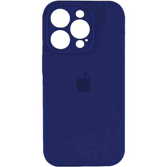 Чохол для смартфона Silicone Full Case AA Camera Protect for Apple iPhone 15 Pro 39,Navy Blue Киев