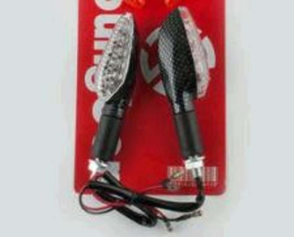 Повороты светодиодные, стрела (пара) (карбон, со сменными стеклами) ST Мукачево - изображение 1