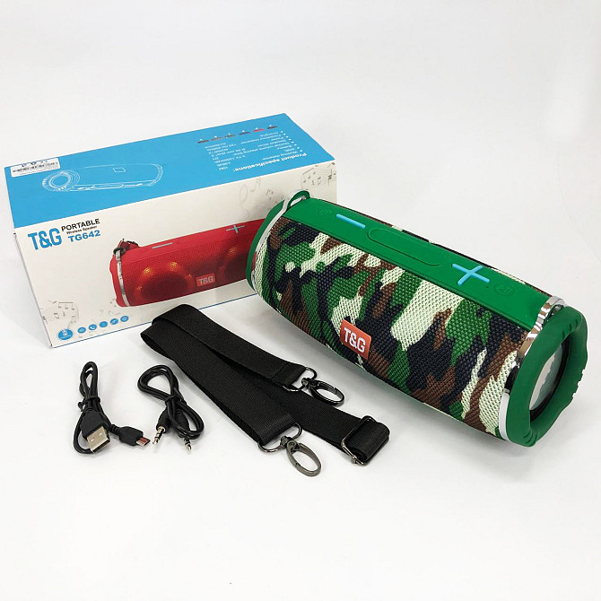 Колонка з підтримкою bluetooth TG642, Потужна колонка блютуз з підсвічуванням, Колонка KQ-795 для вечірки Київ - фото 10