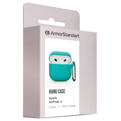 Чехол для наушников Armorstandart Hang Case для Apple AirPods 4 Mint Green (ARM81287) Винница - изображение 3