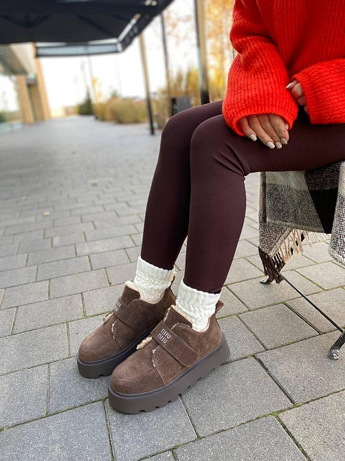 PLPS Угги жіночі PLPS 2808-4 коричневі (зима, замша натуральна) (6030) Коломыя - изображение 2