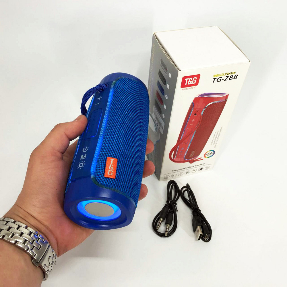 Bluetooth колонка з динамічним підсвічуванням TG288, Портативна колонка з Bluetooth BR-48 Львів - фото 8
