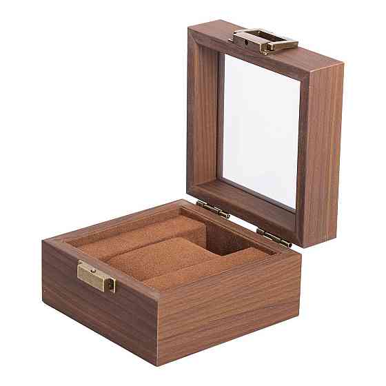 Дерев'яна шкатулка для годинників 12x12 см Київ