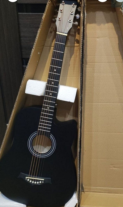 Гітара (нова)+ чохол ремінь каподастр струни. Харків - фото 3