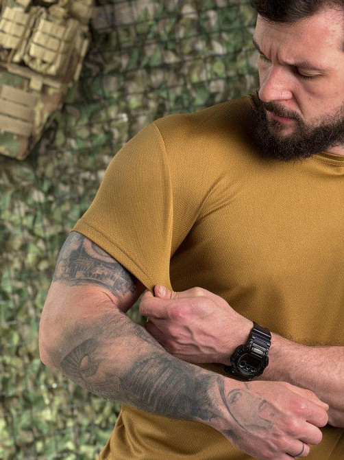 Тактична потовідвідна футболка Донецька зона coyot ДЛ7398 Одеса - фото 3