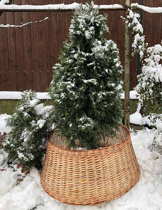 Корзина плетеная для елки, корзина под сосну Киев - изображение 3