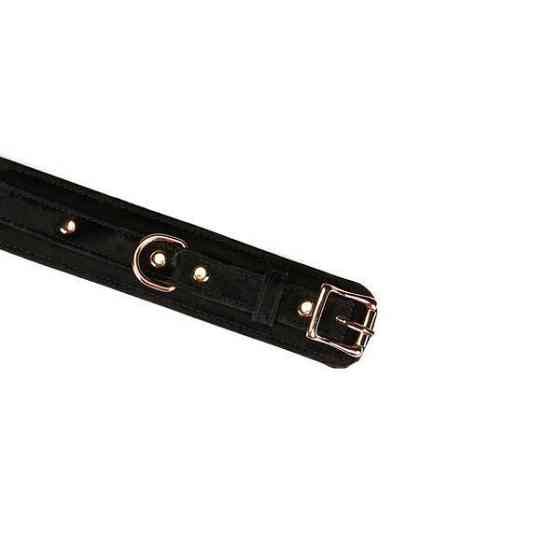 Наручники Liebe Seele Boudoir Amor Wrist Cuffs Black, з’єднувальний ланцюжок на карабінах Sex Aura Київ