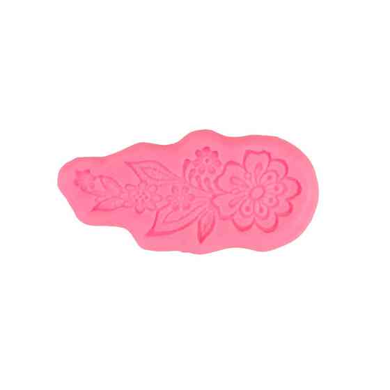 Молд силиконовый Цветок 135 на 60 мм розовый Киев