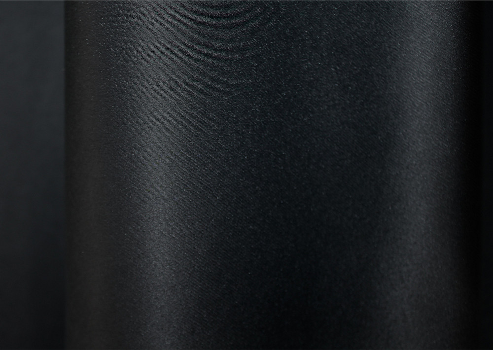 Комплект готовых штор VR-Textil Софт однотонний Черный 150х270 см 2 шт (33-0262) Киев - изображение 8