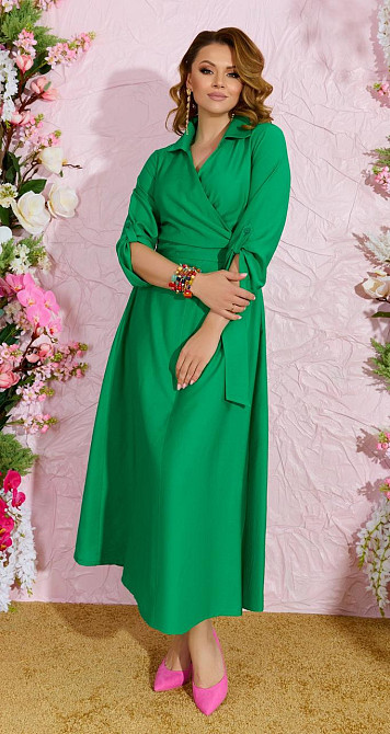 Стильное льняное платье (48) Киев - изображение 2