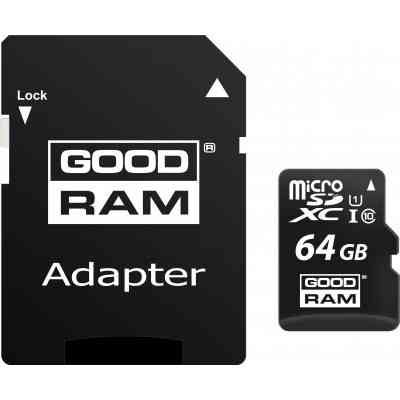 Карта пам&apos;яті Goodram 64GB microSDXC Class 10 (M1AA-0640R12) Вінниця