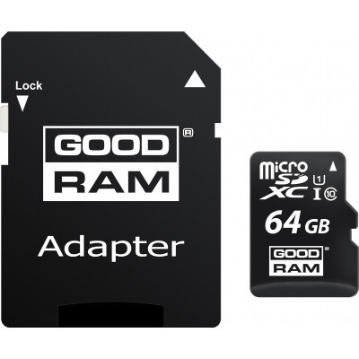 Карта памяти Goodram 64GB microSDXC Class 10 (M1AA-0640R12) Винница - изображение 1