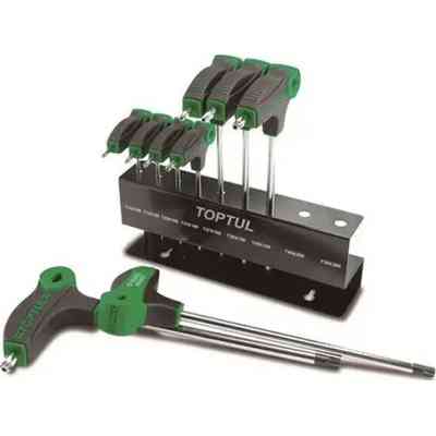 Ключ Toptul TORX з ручкою L-подібний T10-T50 9шт. (GAAX0901) Вінниця