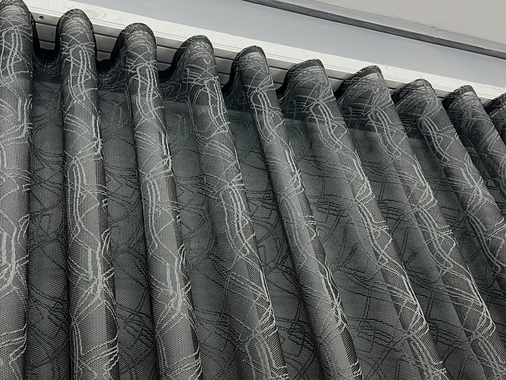 Тюль VR-Textil 1974т Жакард Графітовий 400х270 см (42-1009) Київ - фото 7