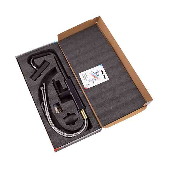 Кухонный смеситель с выдвижным изливом Mixxus Premium HAMMER 014 BLACK MI6954 Харьков