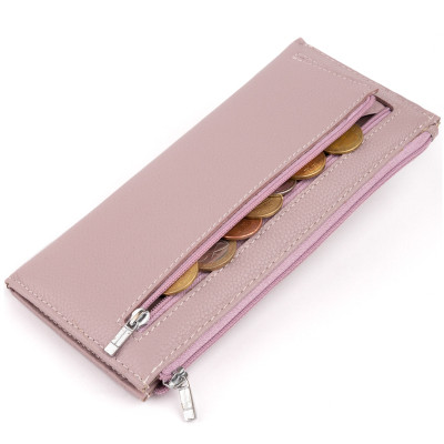 Кошелек ST Leather Из кожи женский Лиловый (19327) Винница - изображение 10