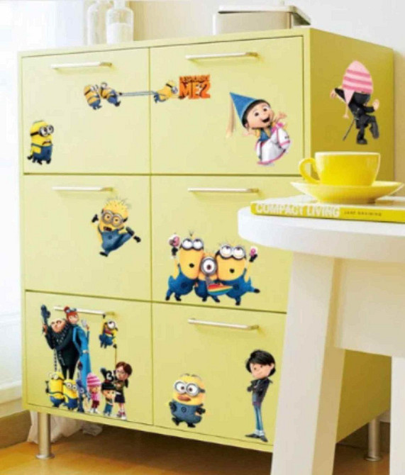 Наклейка декоративна дитяча Міньйони Київ - фото 5